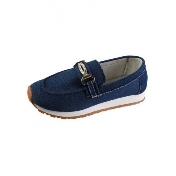 Casual Plain Non-Slip Slip On Flat Heel Deep Mouth Shoes Metal - Image 6