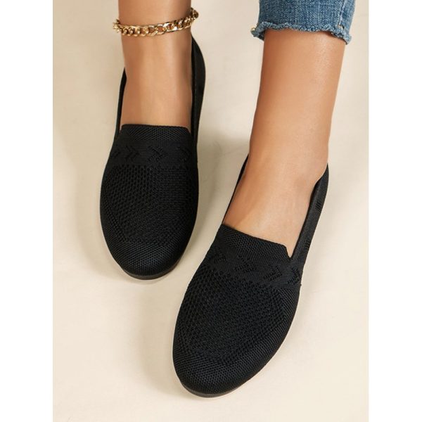 Women's Breathable Mesh Fabric Flat Shoes - Image 34