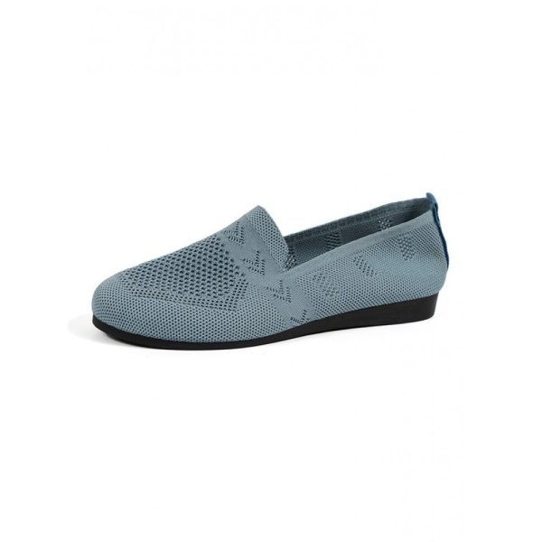 Women's Breathable Mesh Fabric Flat Shoes - Image 9