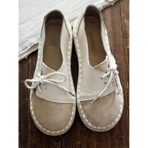 Women's Casual Vintage Round Toe Flats All Season Shoes