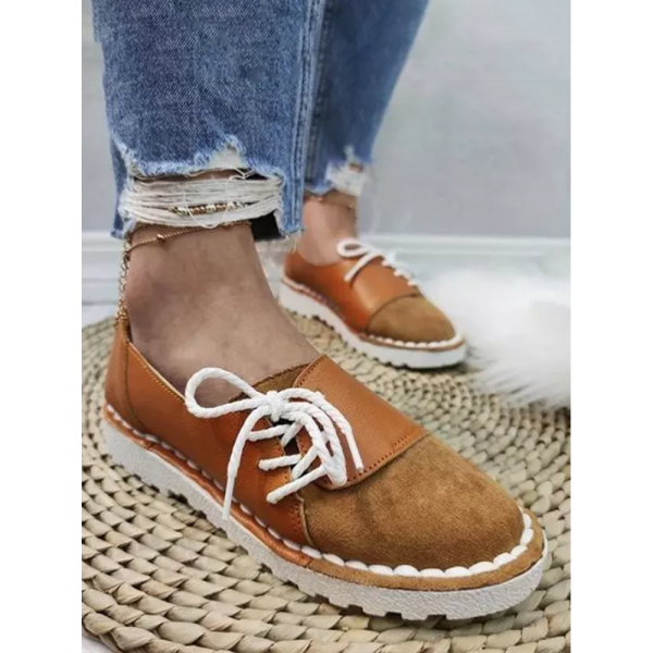 Women's Casual Vintage Round Toe Flats All Season Shoes - Image 11