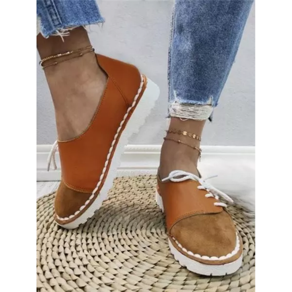 Women's Casual Vintage Round Toe Flats All Season Shoes - Image 12