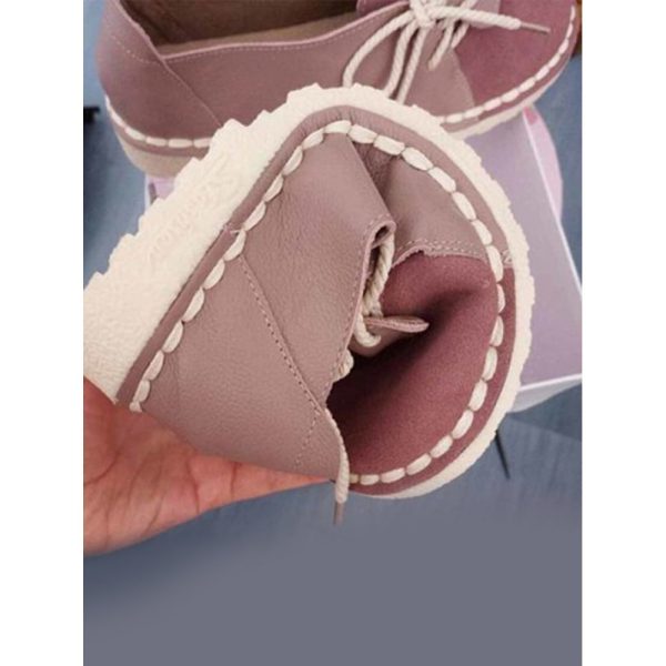 Women's Casual Vintage Round Toe Flats All Season Shoes - Image 23