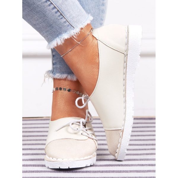 Women's Casual Vintage Round Toe Flats All Season Shoes - Image 24
