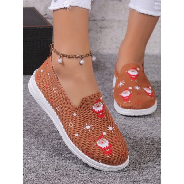 Casual Cartoon Breathable Slip On Flat Heel Deep Mouth Shoes - Image 7