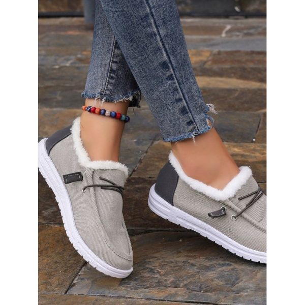 Casual Plain Lace-Up Flat Heel Loafers - Image 5