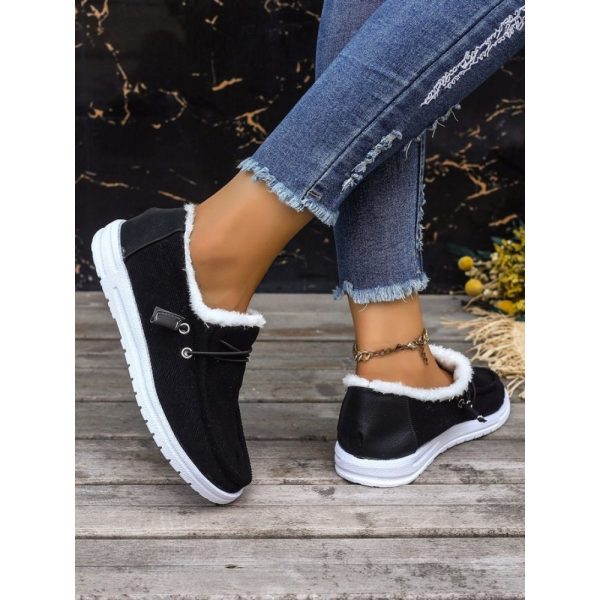 Casual Plain Lace-Up Flat Heel Loafers - Image 8