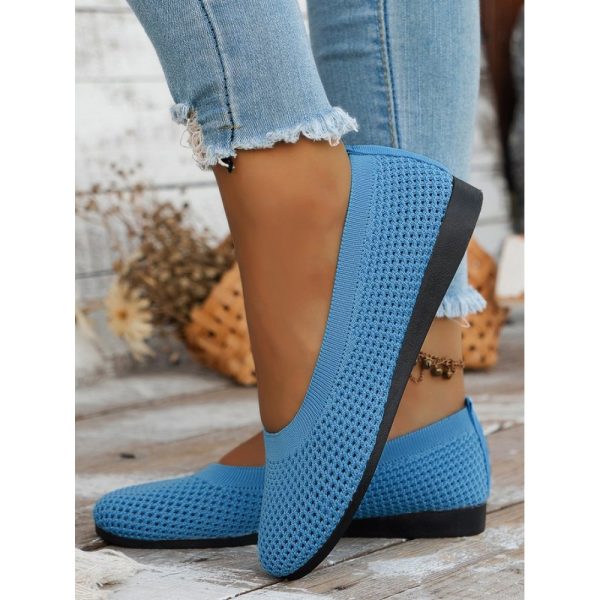 Breathable Hollow out Mesh Fabric Casual Shallow Shoes - Image 2