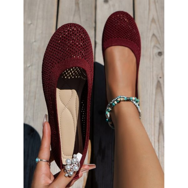 Breathable Hollow out Mesh Fabric Casual Shallow Shoes - Image 19