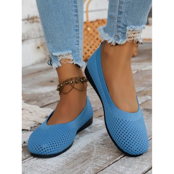 Breathable Hollow out Mesh Fabric Casual Shallow Shoes - Image 3