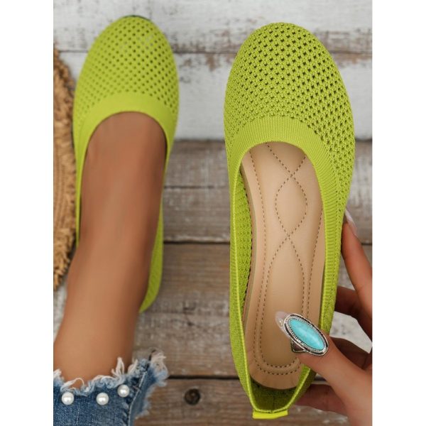 Breathable Hollow out Mesh Fabric Casual Shallow Shoes - Image 53