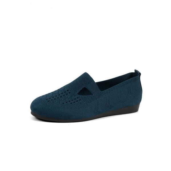 Solid Color Flyknit Flats - Image 11