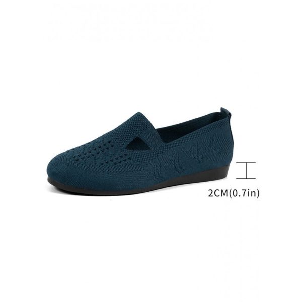 Solid Color Flyknit Flats - Image 12