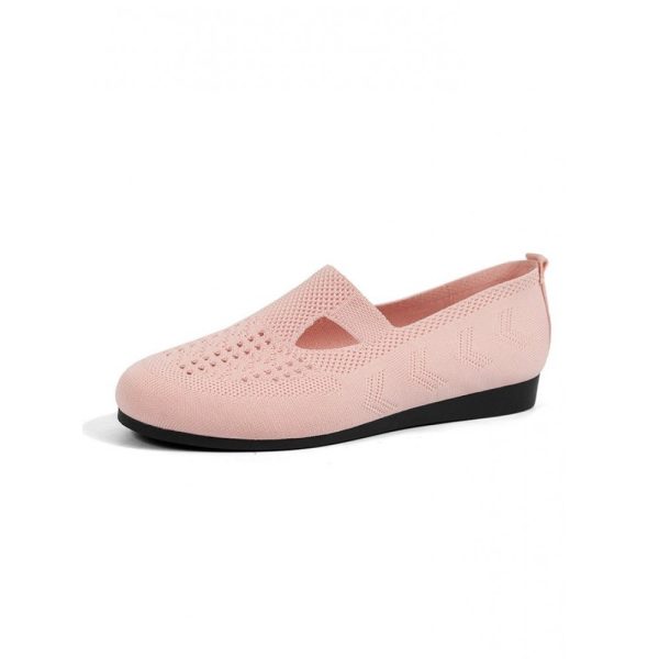 Solid Color Flyknit Flats - Image 33