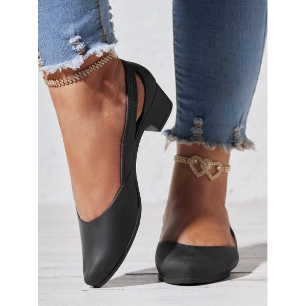 Waterproof Hollow Out Block Heel Beach Shoes - Image 21