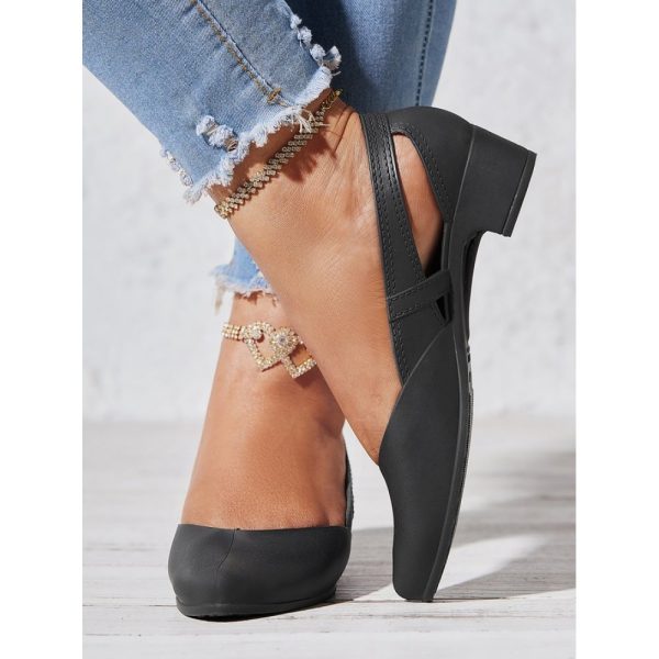 Waterproof Hollow Out Block Heel Beach Shoes - Image 22
