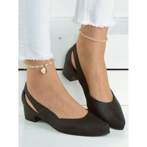 Waterproof Hollow Out Block Heel Beach Shoes - Image 24