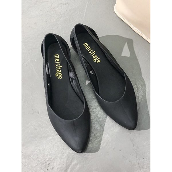 Waterproof Hollow Out Block Heel Beach Shoes - Image 27