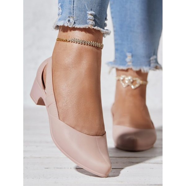 Waterproof Hollow Out Block Heel Beach Shoes - Image 29