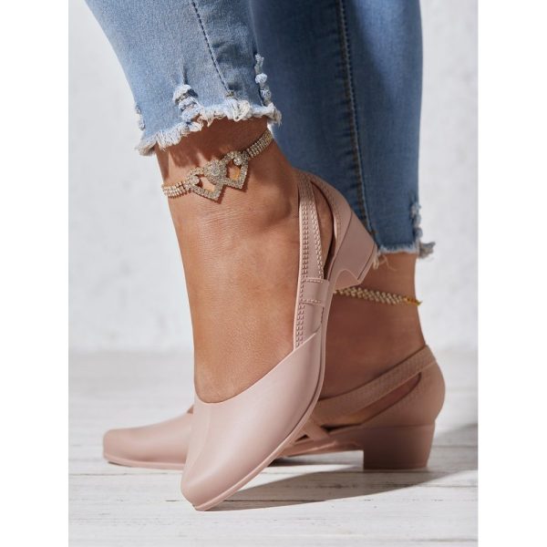 Waterproof Hollow Out Block Heel Beach Shoes - Image 30