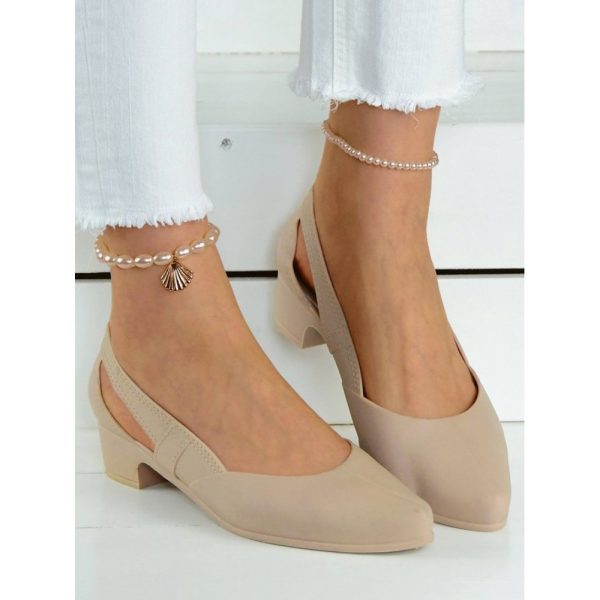 Waterproof Hollow Out Block Heel Beach Shoes - Image 34