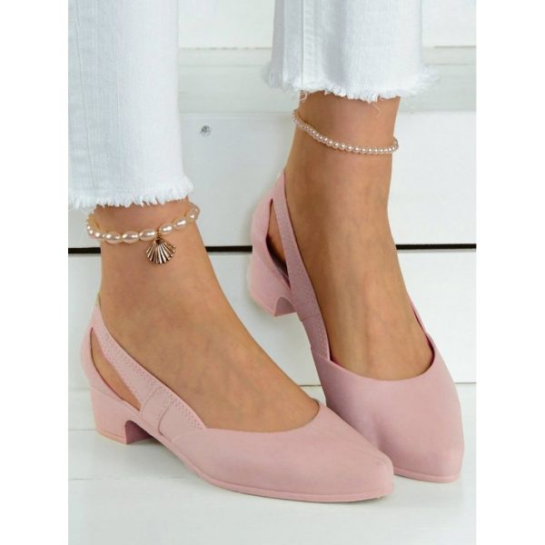 Waterproof Hollow Out Block Heel Beach Shoes - Image 38