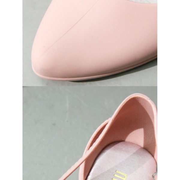 Waterproof Hollow Out Block Heel Beach Shoes - Image 42