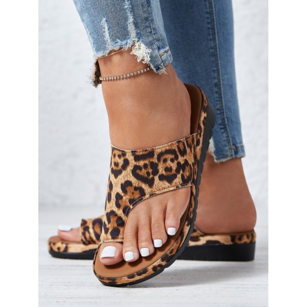Women Casual Low Heel Open Toe Casual Sliver Sandals - Image 11