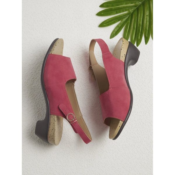 Retro Solid Simple Open Toe Chunky Heel Sandals - Image 23