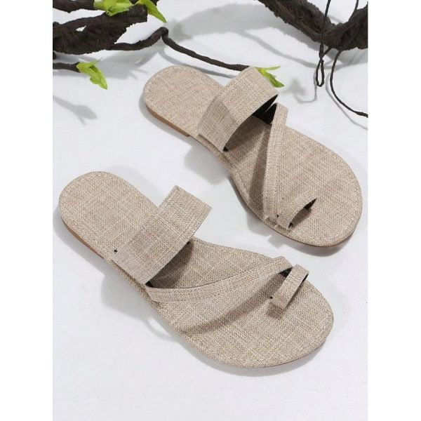 Casual Denim To Ring Slide Sandals - Image 13