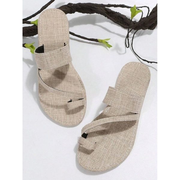 Casual Denim To Ring Slide Sandals - Image 14