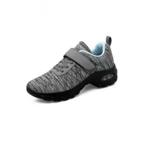 Sports Plain Wearable Hook And Loop Block Heel Outdoor Sneakers Embroidery - Image 2