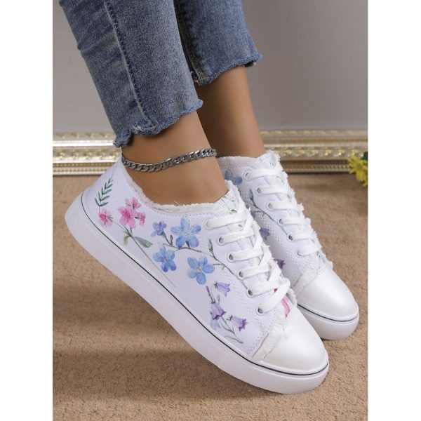 Fashion Floral Ultralight Breathable Sports Canvas Shoes - Image 16