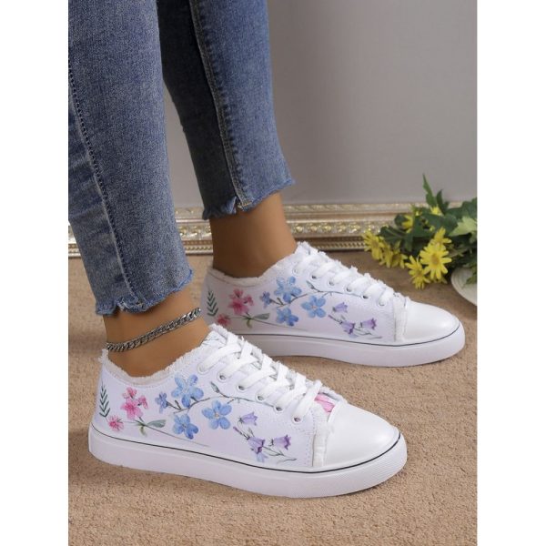 Fashion Floral Ultralight Breathable Sports Canvas Shoes - Image 18