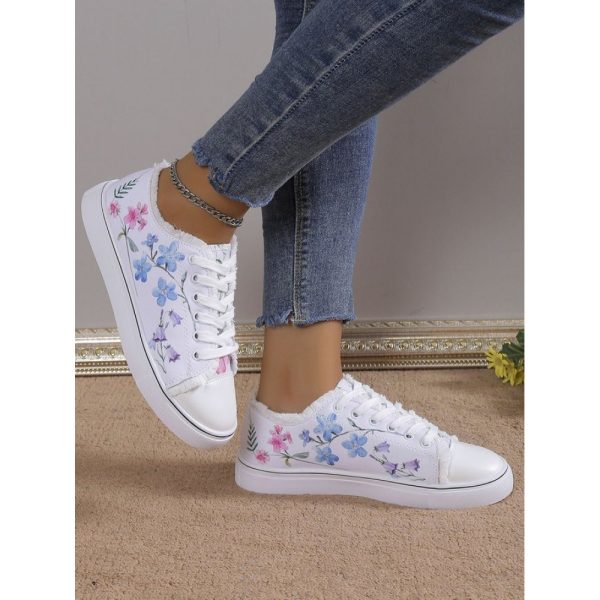 Fashion Floral Ultralight Breathable Sports Canvas Shoes - Image 20