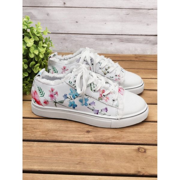Fashion Floral Ultralight Breathable Sports Canvas Shoes - Image 3