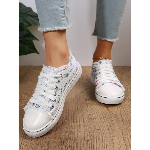 Fashion Floral Ultralight Breathable Sports Canvas Shoes - Image 8