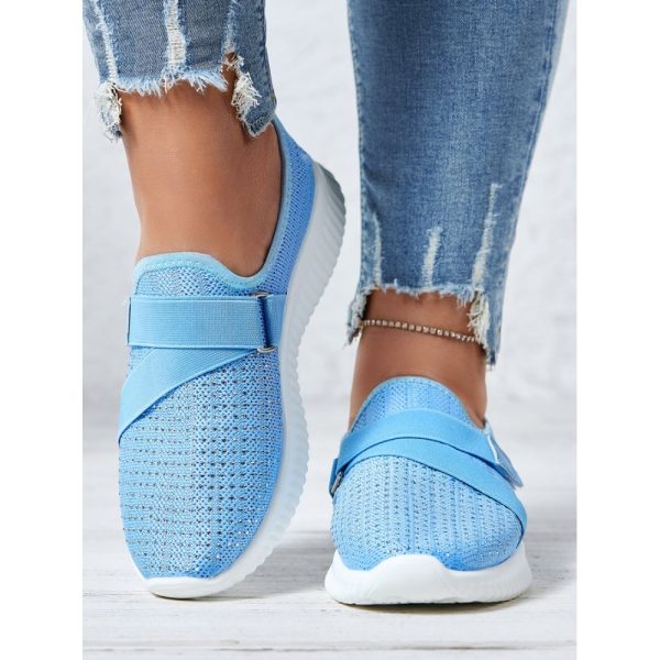 Rhinestone Flyknit Breathable Upper Sneakers - Image 2
