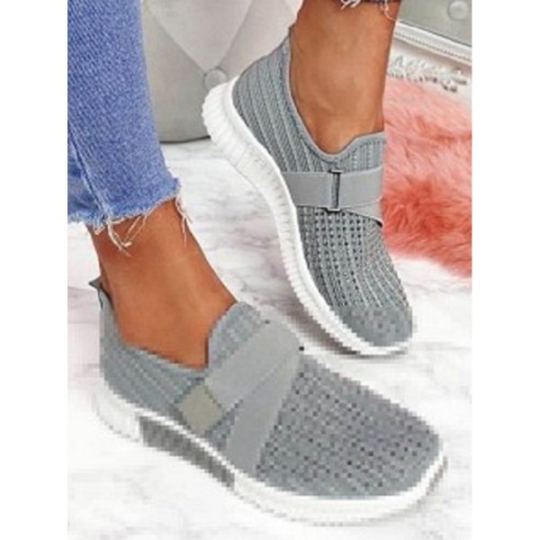 Rhinestone Flyknit Breathable Upper Sneakers - Image 23