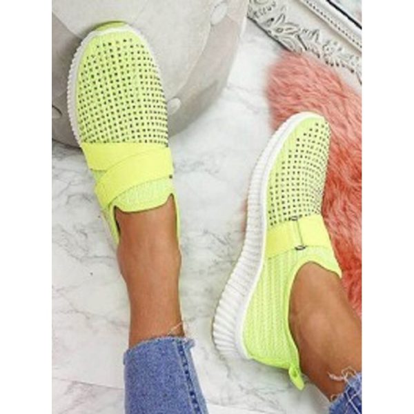 Rhinestone Flyknit Breathable Upper Sneakers - Image 27