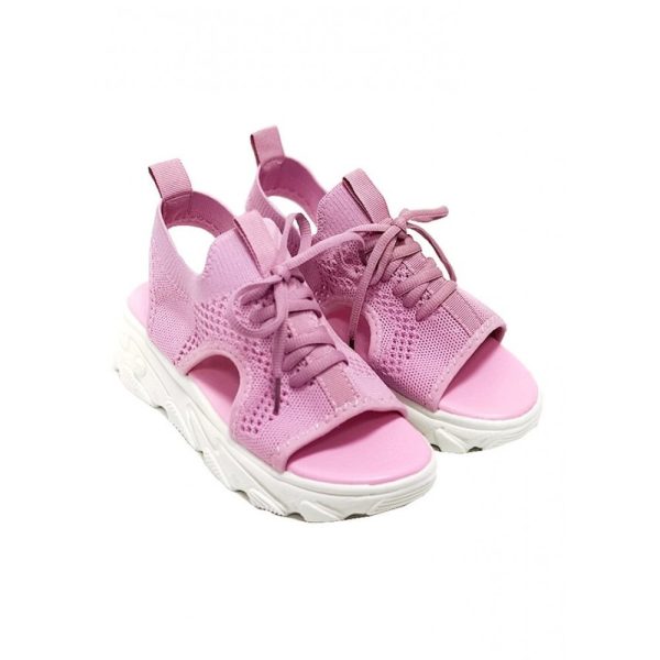 Breathable Hollow Out Lace Up Front Slip On Sports Sandals - Image 23
