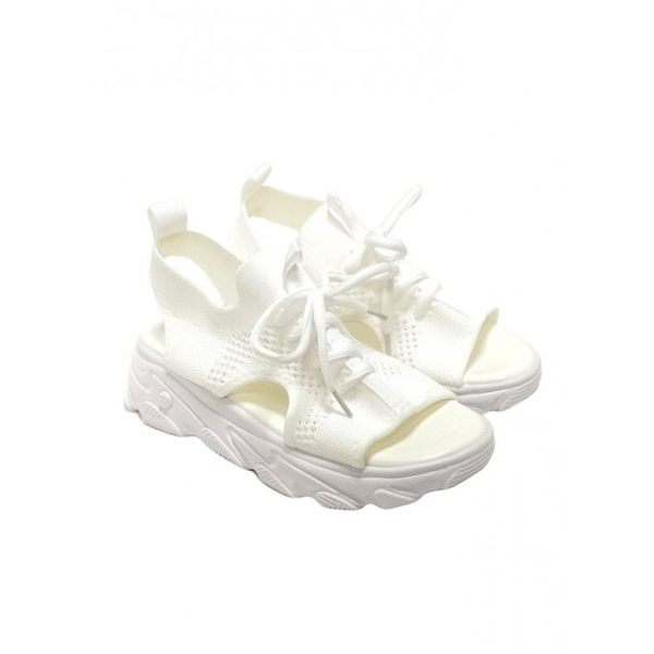 Breathable Hollow Out Lace Up Front Slip On Sports Sandals - Image 29