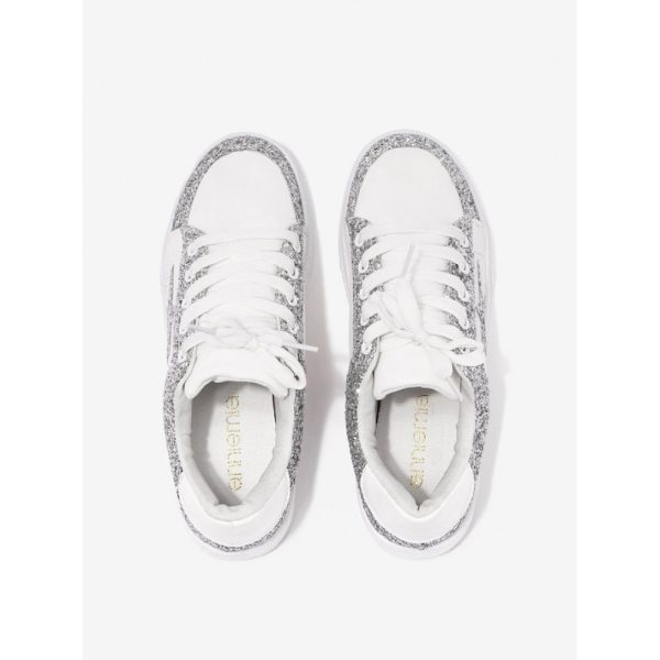 Silver Glitter Star Sneakers - Image 8