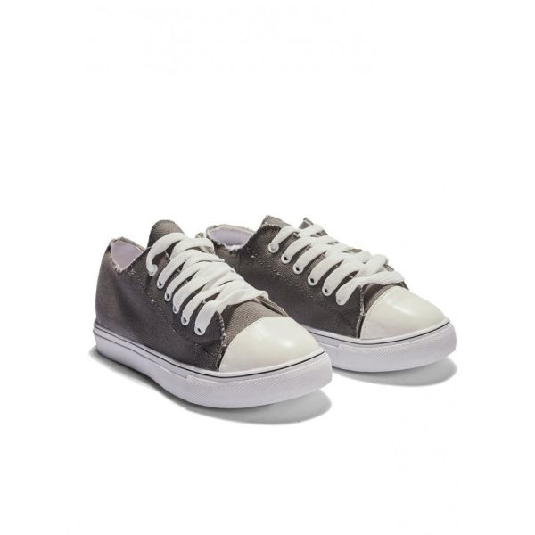Women Breathable Flat Heel Canvas Lace-Up Shallow Shoes Casual EVA Canvas Shoes - Image 33