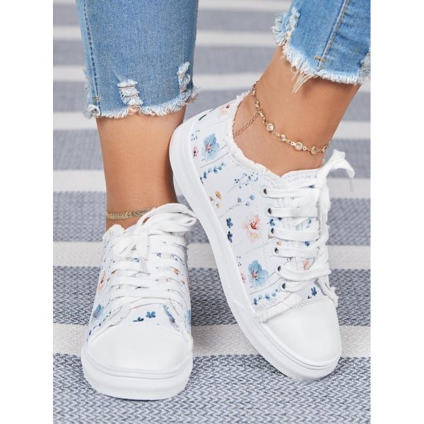 Floral Casual Canvas  Shoes - Image 2