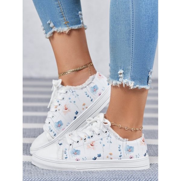 Floral Casual Canvas  Shoes - Image 3