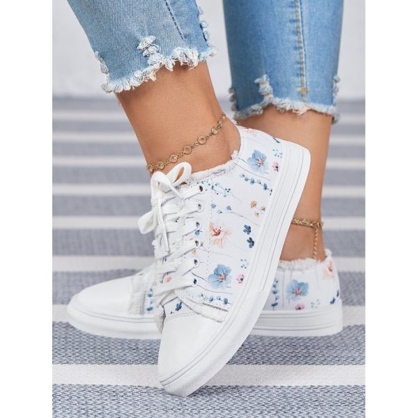 Floral Casual Canvas  Shoes - Image 4