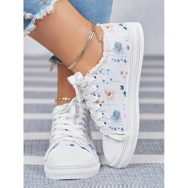 Floral Casual Canvas  Shoes - Image 5