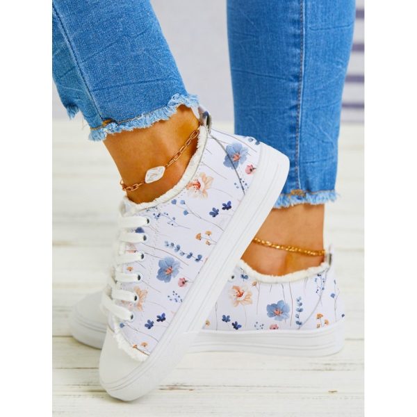 Floral Casual Canvas  Shoes - Image 6