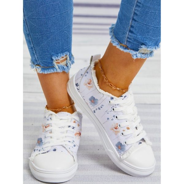 Floral Casual Canvas  Shoes - Image 7